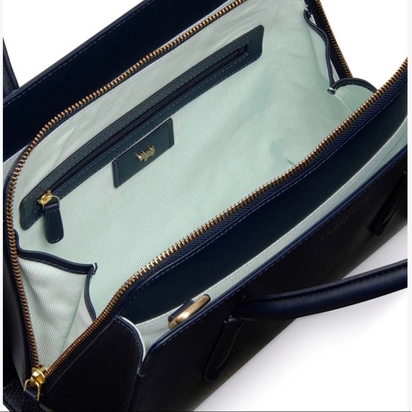 🇬🇧 RADLEY LONDON 🇬🇧 Liverpool Street Leather Satchel - Ink - Picture 3 of 11